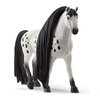 Schleich Horse Club Sofia's Beauties, Knabstrupper Stallion Beauty Horse with Brushable Hair - 8pc Styling Horse Figurine and Playset Accessories for Boys and Girls, for Kids Ages 4+