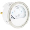 Faria - 3003.3544 13801 Chesapeake Stainless Steel Fuel Level Gauge (E-1/2-F) - 2", White