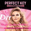 Perfect Key 200 Clusters Natural Look Eyelash Extensions Wispy Lash Clusters D Curl Cluster Lash Extensions 10-18mm 80D-200 Black