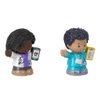 F-Price Toy Figure Pack ~ Story Starter Figure Set - HBW65 ~ Doctor and Nurse Figures, Purple, White, Blue, Gray