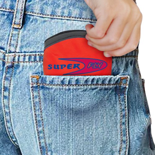 ArtCreativity Folding Pocket Frisbee Set - 12 Pack - Foldable Frisbees for Kids and Adults - Colorful Flying Disc Toys - Fun Birthday Party Favors for Boys and Girls - Summer Outdoor Activity Game