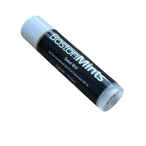 Sweet Mint Lip Balm with SPF 15 - Broad Spectrum Sun Care for Soft and Protected Lips by Boston Mints