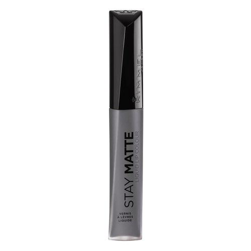 Rimmel London Stay Matte Liquid Lip Color with Full Coverage Kiss-Proof Waterproof Matte Lipstick Formula that Lasts 12 Hours - 850 Shadow, .21oz