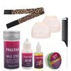 Parceria Wig Glue Waterproof Lace Front Strong Hold Wig Glue for Wigs Kit Lace Glue Remover Hair Glue Stick (Wig Glue/Wig Glue Remover/Hair Wax Stick/Edge Control Wax/Elastic Band/Rat Tail Comb)