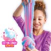 SLIMYSAND by Horizon Group USA, 1.5lbs. of Moldable, Stretchable, Expandable Play Sand, Neon Pink & Blue Cotton Candy Scented, Slimy Play Sand in Reusable Bucket, Non Stick, A Sensory Activity