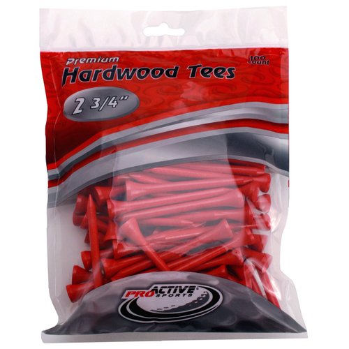 ProActive Sports 2 3/4-Inch Golf Tee (Pack of 100), Red