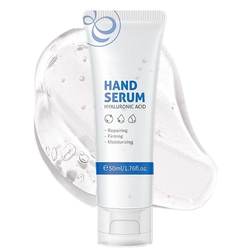 Hyaluronic Acid Hydrating Hand Cream, Hand Cream for Dry Crack Hands, Hyaluronic Acid Hand Care Essence, Anti Aging Moisturizing Hand Cream, Non-Greasy, Fast Absorption Hand Repair Cream