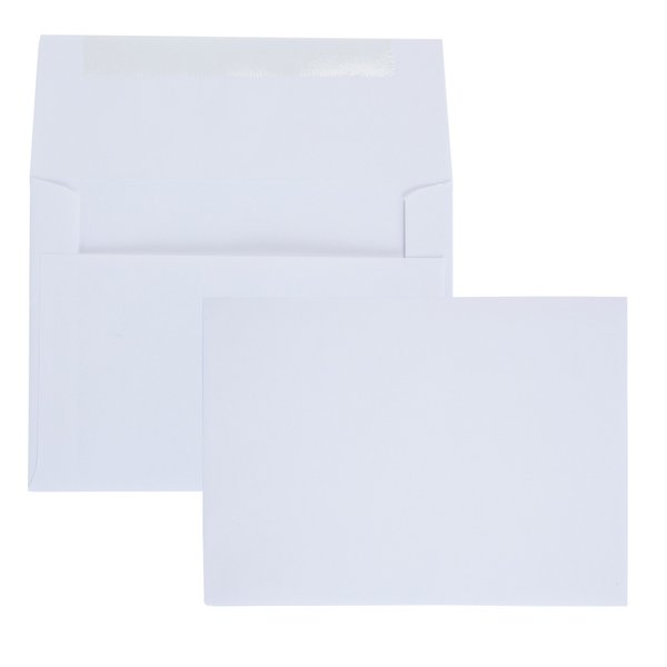 Quality Park Invitation Envelopes, #6, White, 4.75 x 6.5 inches, 24lb, Box of 100 (36417)