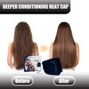 Heat Cap for Deep Conditioning, Thermal Steam Cap for Hair Treatment, Hair Steamer for Black Natural Hair, 10-Level Quick Heating Caps for Home Use.