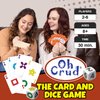 Oh Crud Card and Dice Game, Family Game for 2-6 Players, Adults, Teens, Kids, Easy-to-Learn, Strategy, Great for Friends and Families - Ghetti Games