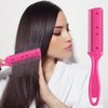 5Pcs Professional Trimmer Razor Dual Side Scissors for Hair Thinning, Slim Haircuts & Barber Grooming - Comb, Brush, Double Edge Blade in 5 Colors