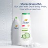 Dove Body Wash Refreshing Cucumber and Green Tea Refreshes Skin Cleanser That Effectively Washes Away Bacteria While Nourishing Your Skin 20 oz