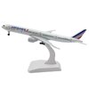 ZEZEFUFU Simulation 1:300 Scale Alloy France B777 Airplane Model with Display Stand Home Office Decoration Gifts