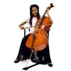 Farcaya Cello Endpin Anchor Non-slip Stopper Rest Holder Stand Cello Antiskid Device Adjustable Strap with Thick Pad