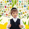 100 PCS Happy Sukkot Sukkah Temporary Tattoos Themed Birthday Party Decorations Favors Supplies Decor Cute Chag Sameach Harvest Jewish Tattoo Stickers Gifts For Game Boys Girls Classroom School Prizes