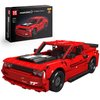 Mould King Car Challenger Hellcat Super Car Models Building Toys, Pull Back Toy Cars 15080 Model Car Kits Building Blocks Kit, Speed Champion Model Car Building Kits for Adults Kids 8+(738 PCS)