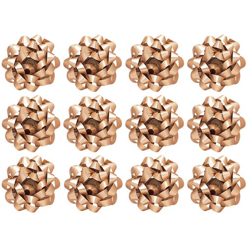 The Gift Wrap Company Decorative Matte Bows, Medium, Gold