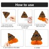 FANOST Funny Poop Emoji Party Decorations Table Centerpieces, 9 Pcs Cute Poop Honeycomb Centerpieces for Adults Kids Birthday Party Decorations, Retired 50th 60th 80th Party Favors Decor Supplies