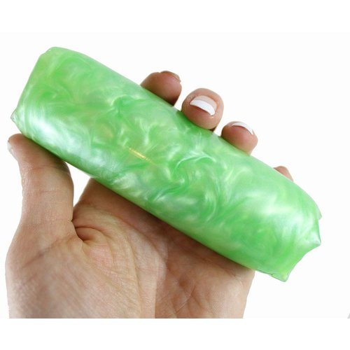 4 Different Water Trick Snakes - Filled with Glitter, Confetti, Glow in The Dark, and Pearl - Stress Toy - Slippery Tricky Wiggly Wiggler Tube - Squishy Wiggler Sensory Fidget Ball (Random Colors)