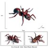 JOKFEICE Realistic Animal Figures Red Ant Figurines Insect Toy, Science Project, Cake Topper, Early Educational Toys Birthday for Toddlers Kids Age 3 4 5