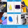 Arayker 12 Pcs Car Window Film Tint Tool Kit Vinyl Wrap Tool Vehicle Tint Tool Kit Glass Protective Film Installation Kit Automotive Window Tinting Kit