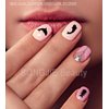 24 Sheets Airbrush Nail Stickers Nail Stencils French Tip Butterfly Star Heart Line Flower Moon Christmas Nail Decals Printing Template DIY Stencil Tool Nail Designs Nail Decorations