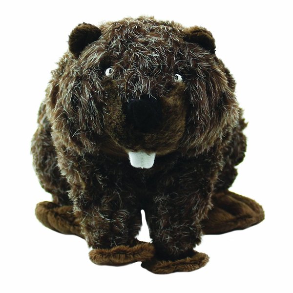 MIGHTY- Nature Beaver - Squeaker-Multiple Layers. Made Durable, Strong & Tough. Interactive Play Dog Toy (Tug, Toss & Fetch). Machine Washable & It Floats.