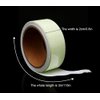Marsway 1 Rolls Luminous Tape Sticker 10' Length x 0.8" Width Removable Waterproof Photoluminescent Glow in the Dark Safety Tape
