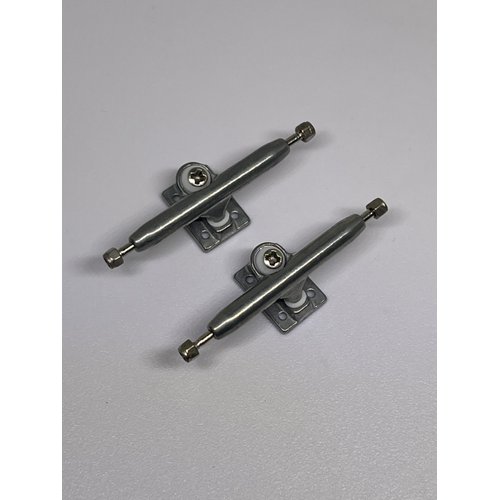 LEEFAI Pro Fingerboard Trucks 29/32/34/36mm G4 -Raw Metal Color-Inverted Kingpin with Hardware (36mm)