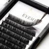 Eyelash Extensions 0.18 D Curl Natural Faux Mink Eyelash Extensions Individual Lashes Extension 12mm Tray Salon Use by EYEMEI
