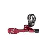 Funn UpDown Mountain Bike Dropper Seatpost 4 Way Mount CNC Remote Lever kit fits Both External and Internal Routing droppers, Smooth Action Easy-to-Use (Red)