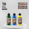 16PCS Tattoo Ink Color Set, Solong Tattoo Ink 1oz (30ml) Pigment Kit for Tattoo Kit Tattoo Ink Set TI302S-30-16
