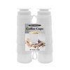 Party Essentials 8-Ounce Hard Plastic Coffee Cups, 10-Count, White