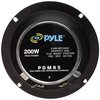 Pyle 5 Inch Woofer Driver-Upgraded 200 Watt Peak High Performance Mid-Bass Mid-Range Car Speaker 450Hz-7kHz Frequency Response 15 Oz Magnet Structure 8 Ohm w/ 92dB and Paper Coating Cone-PDMR5 Black