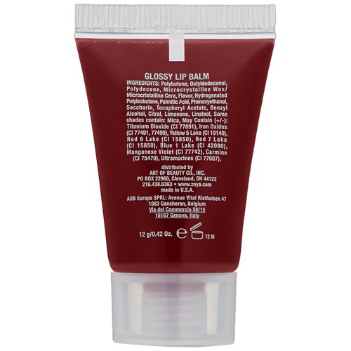 ZOYA Lip Gloss, Marachino , 0.42 Ounce