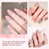 SHOYUM 24 Pcs Jelly Nude Gel Nail Polish Set, Sheer Pink Colors Gel Polish Kit with Glossy & Matte Top Coat and Base Coat for Nail Art DIY Manicure and Pedicure at Home