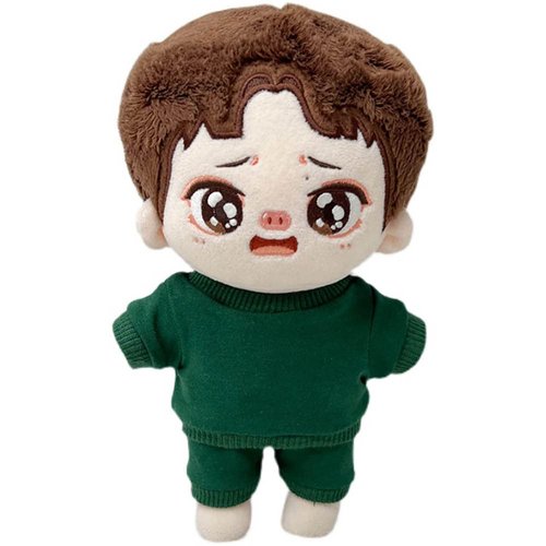 niannyyhouse 10cm Plush Doll Clothes Sportswear Suits Sweatshirts Pants Doll Dress up (Pink, 10cm)