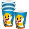 Adorable Baby Shark Cups - 9 oz. (Pack of 8) - Premium-Quality Party Cups for Kids - Perfect for Birthdays & Celebrations