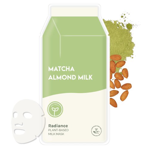 ESW Beauty Matcha Almond Milk Radiance Plant-Based Milk Mask