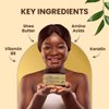 Savannah Hair Therapy Hair Mask for Damaged Hair with Shea Butter & Keratin – Hydrate, Repair & Rejuvenate with Deep Moisture Treatment for Dry, Damaged, and Curly Hair