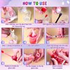 Lip Gloss Making Kit, JCOOS 41PCS Kids Lip Gloss for Girls lip Gloss Kit, Fun Diy Lip Gloss Making Kit Lip Gloss Making Supplies for Beginner, Lip Gloss Set Teen Girl Gifts Trendy Stuff Gifts for Kids
