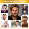 POP MODERN.C Beard Growth Oil With Biotin Caffeine For Men Beard Growth Serum Stimulate Beard Growth Promote Hair Regrowth Facial Hair Treatment Full Longer Masculine Thick Male Beard Gift