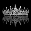 WOVOWOVO Silver Tiara and Crown for Women Bride Wedding Princess Queen Crowns Crystal Hair Accessories Pageant Party Prom Birthday Gifts