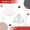 Maitys 24 Pcs Plastic Game Piece Stands Card Stands Plastic Card Holder Games Board Markers DIY Game Card Stands for Board Game Party(Transparent)
