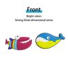 Cartoon Ocean Fridge Magnets for Toddlers 1-12, Magnetic Sea Animals Learning Toy for Magnets for Whiteboard