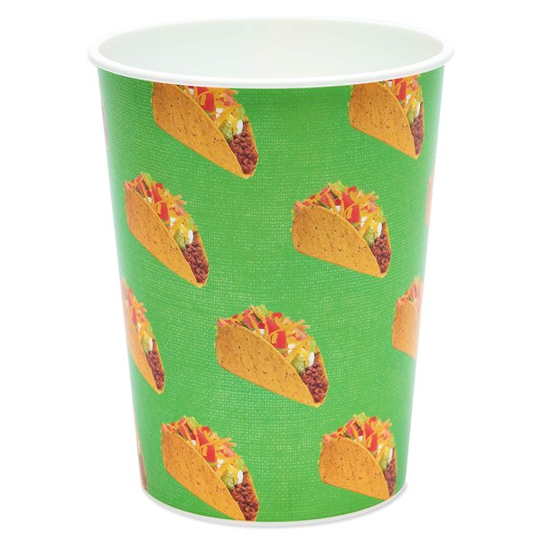 American Greetings Taco Party Supplies, 16 oz. Reusable Plastic Cups (8-Count)