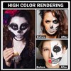 Blue Face Body Paint Pro Water Based Face Paint Washable for Adults and Kids,Halloween SFX Cosplay Clown Zombie Vampire Skeleton Stage Makeup-Blue