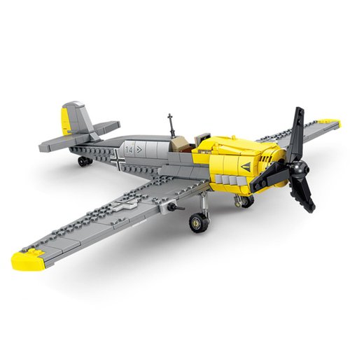 SEMKY Military Fighter BF-109 Fighter Aircraft Jet Blackbird Air Force Building Block Set (426 Pieces) -Building and Military Toys Gifts for Kid and Adult