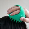 Generic Scalp Massager Hair Growth Scalp Scrubber with Soft Silicone & Dandruff Removal, Hair Shampoo Brush for Scalp Brush Head Massager, Dandruff Comb, Scalp Massage Tool, Psoriasis Comb, Green