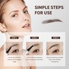 2024 New Magic Eyebrow Pencil,3D Waterproof Microblading Eyebrow Pen with 4 Fork Tip,Natural Makeup Long-Lasting Eyebrow Pencil,Makeup Fine Stroke Eyebrow Tattoo Pencil (Black-B)